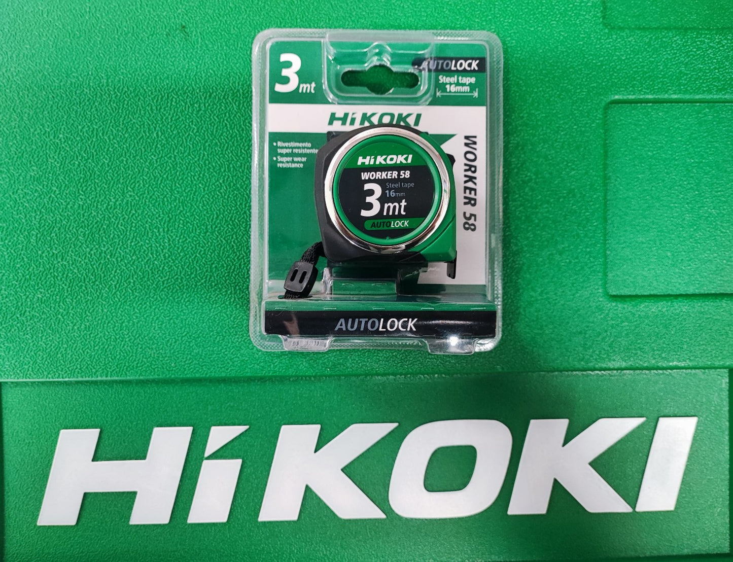 Flessometro Hikoki Worker 58 - 3mt autolock 16mm